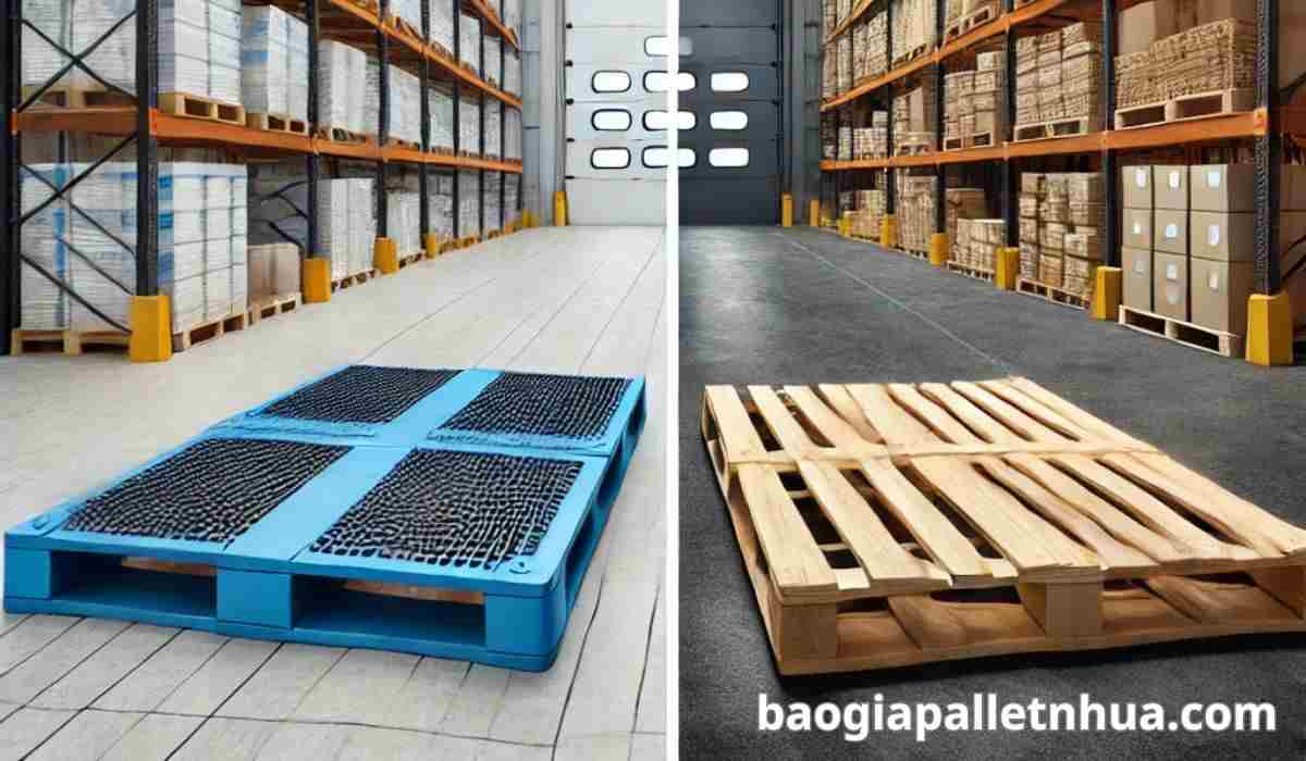 PALLET NHỰA VÀ PALLET GỖ