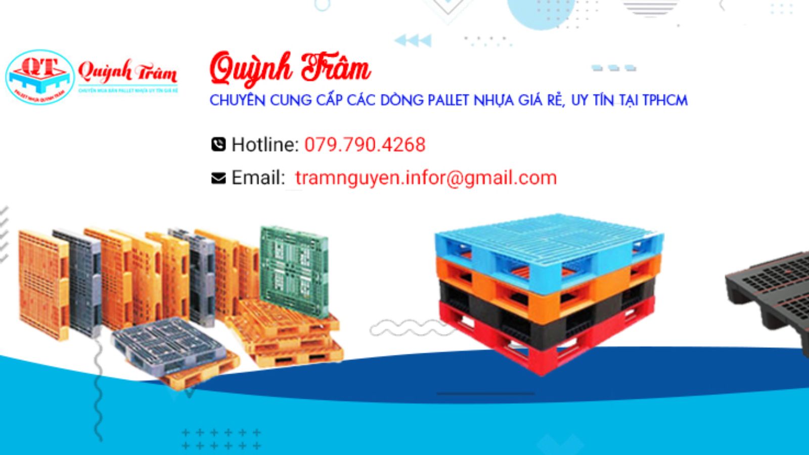 Pallet Nhựa Đồng Tháp - CÔNG TY TNHH SX TM QUỲNH TRÂM.