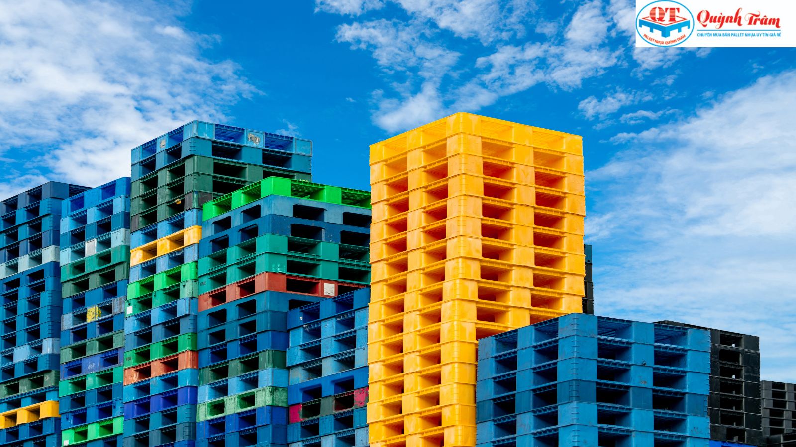 Pallet nhựa mới có độ bền cao, ít biến dạng, phù hợp với các kho vận hành ổn định và lâu dài.