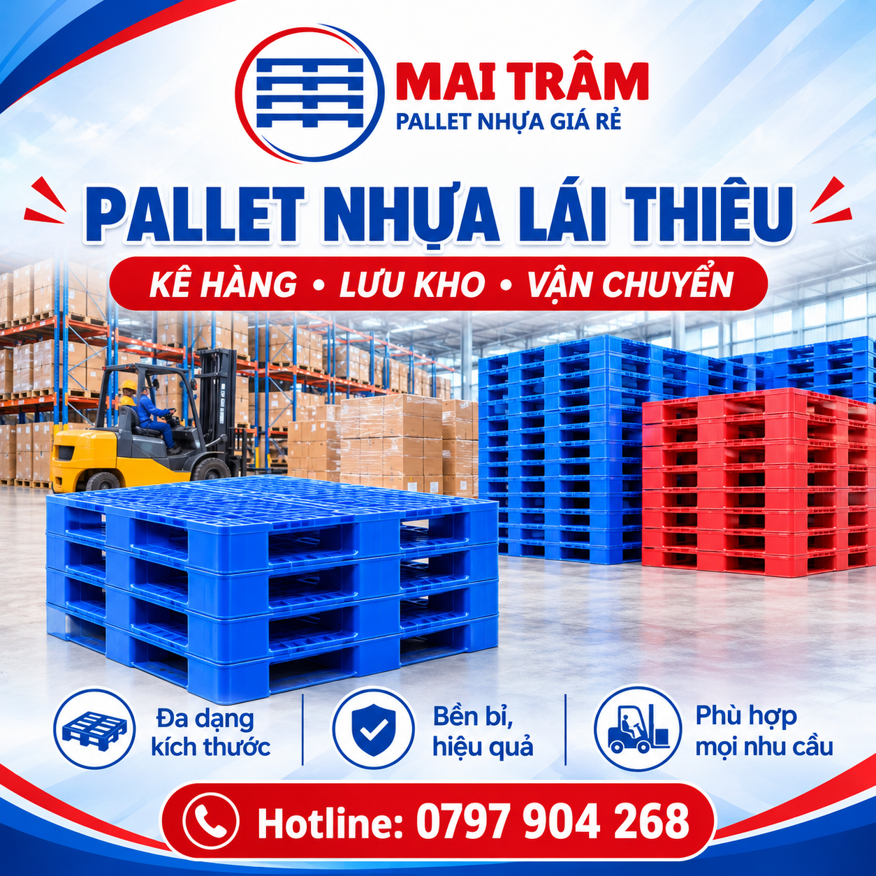 Pallet Nhựa Lái Thiêu Giải Pháp Kê Hàng Và Lưu Kho Năm 2026
