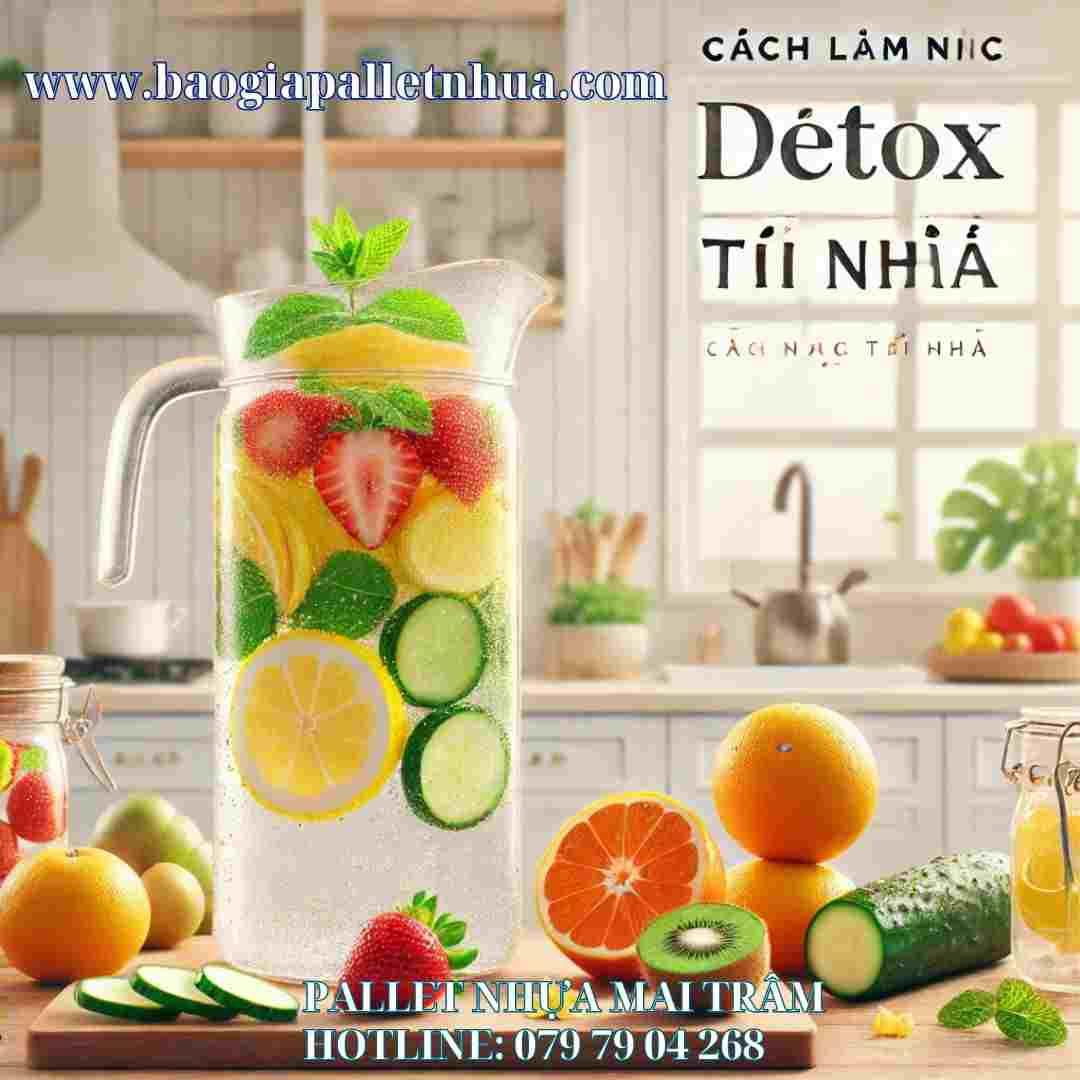 Cách làm nước detox tại nhà - Pallet Nhựa Mai Trâm