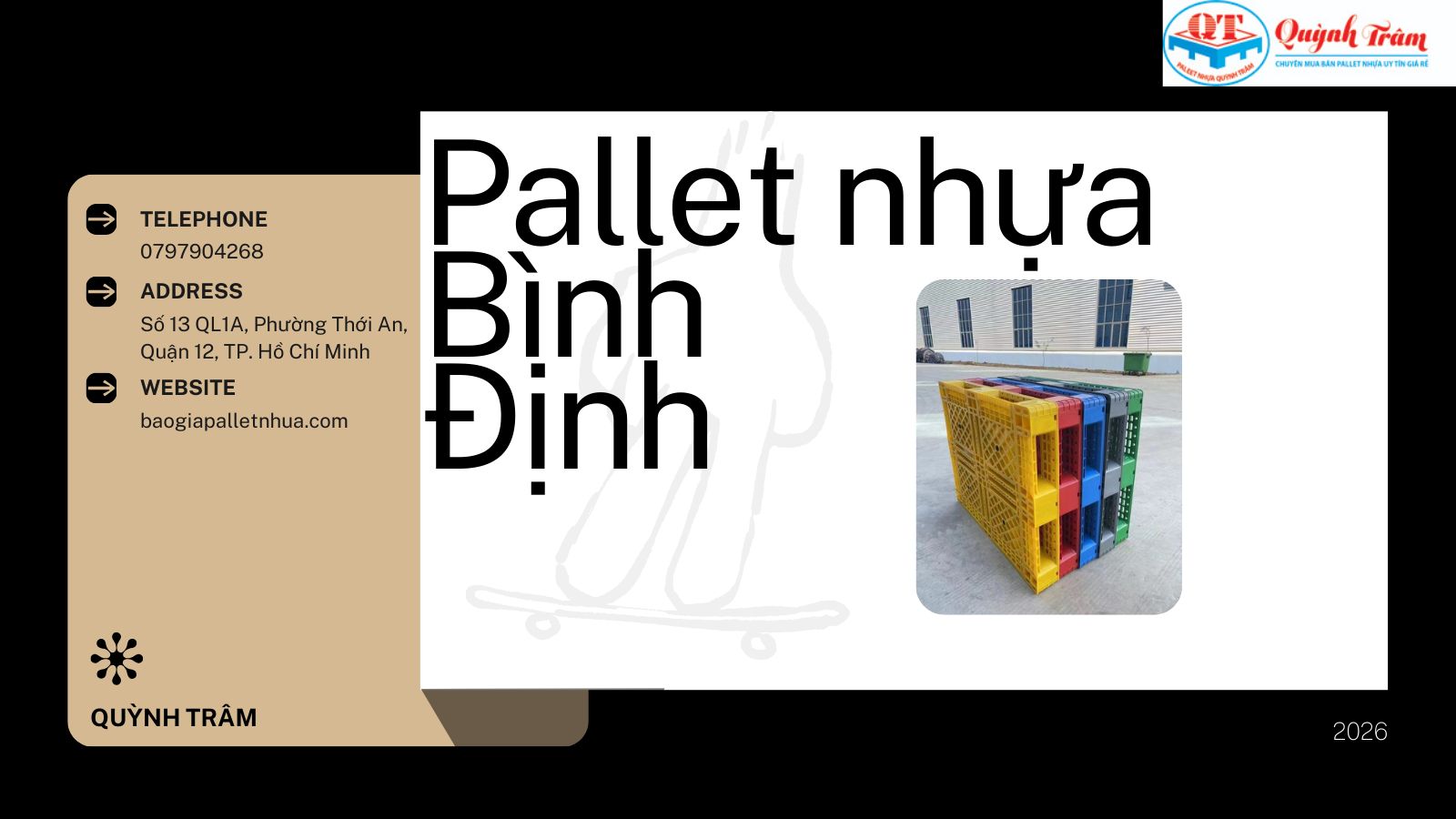 Pallet Nhựa Bình Định – Cung Cấp Pallet Nhựa Mới & Cũ Theo Nhu Cầu