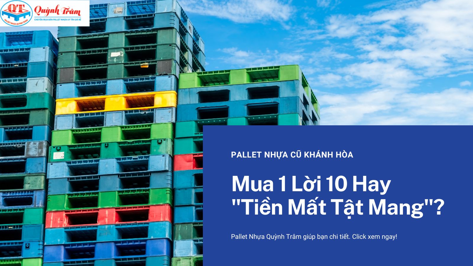 Pallet Nhựa Cũ Khánh Hòa: Mua 1 Lời 10 Hay 