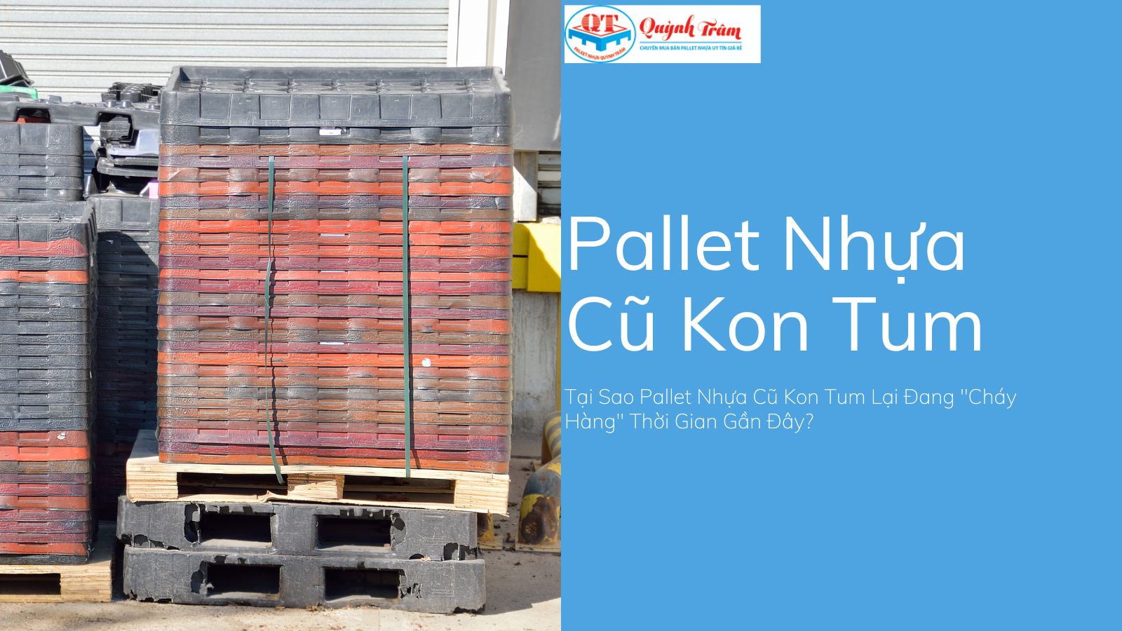 Tại Sao Pallet Nhựa Cũ Kon Tum Lại Đang 