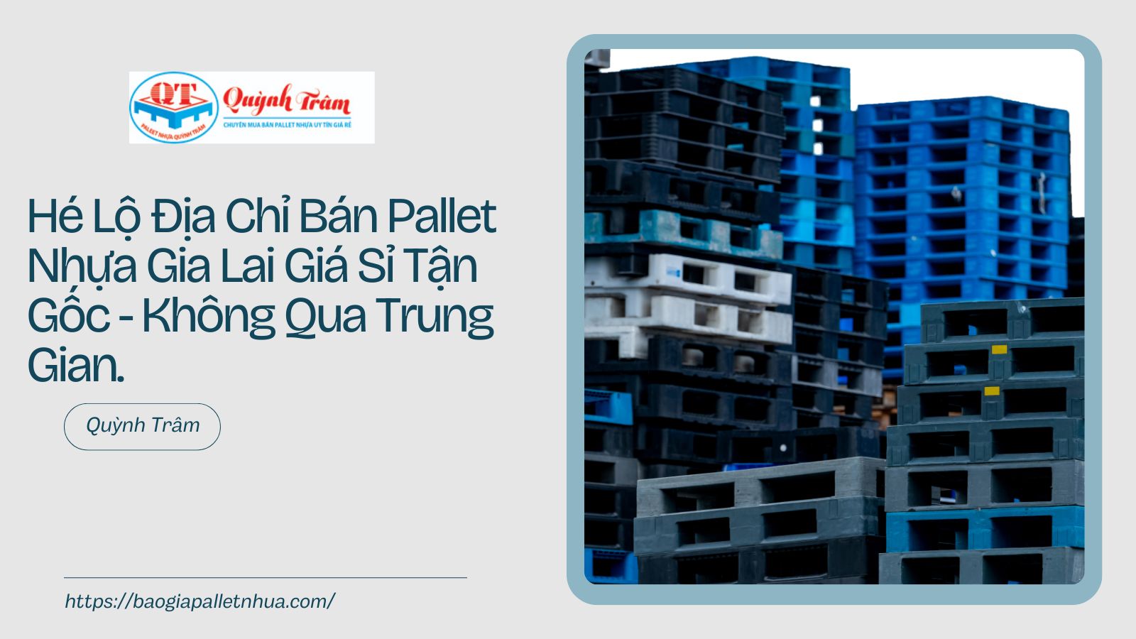 Hé Lộ Địa Chỉ Bán Pallet Nhựa Gia Lai Giá Sỉ Tận Gốc - Không Qua Trung Gian.