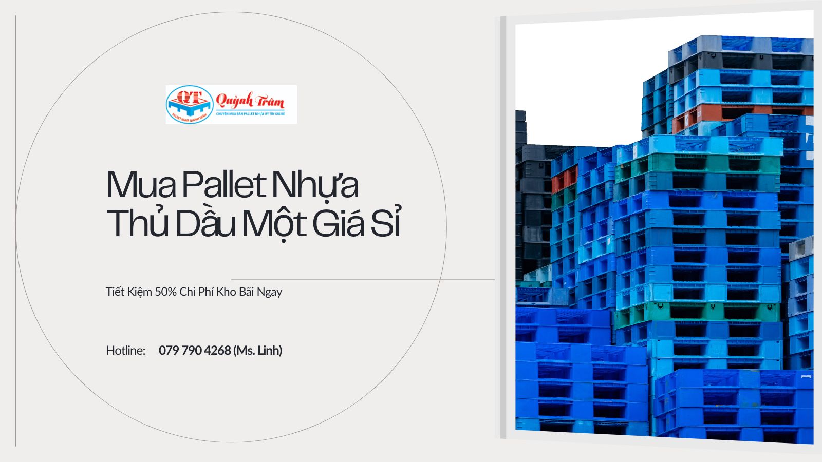 Mua Pallet Nhựa Thủ Dầu Một Giá Sỉ: Tiết Kiệm 50% Chi Phí Kho Bãi Ngay