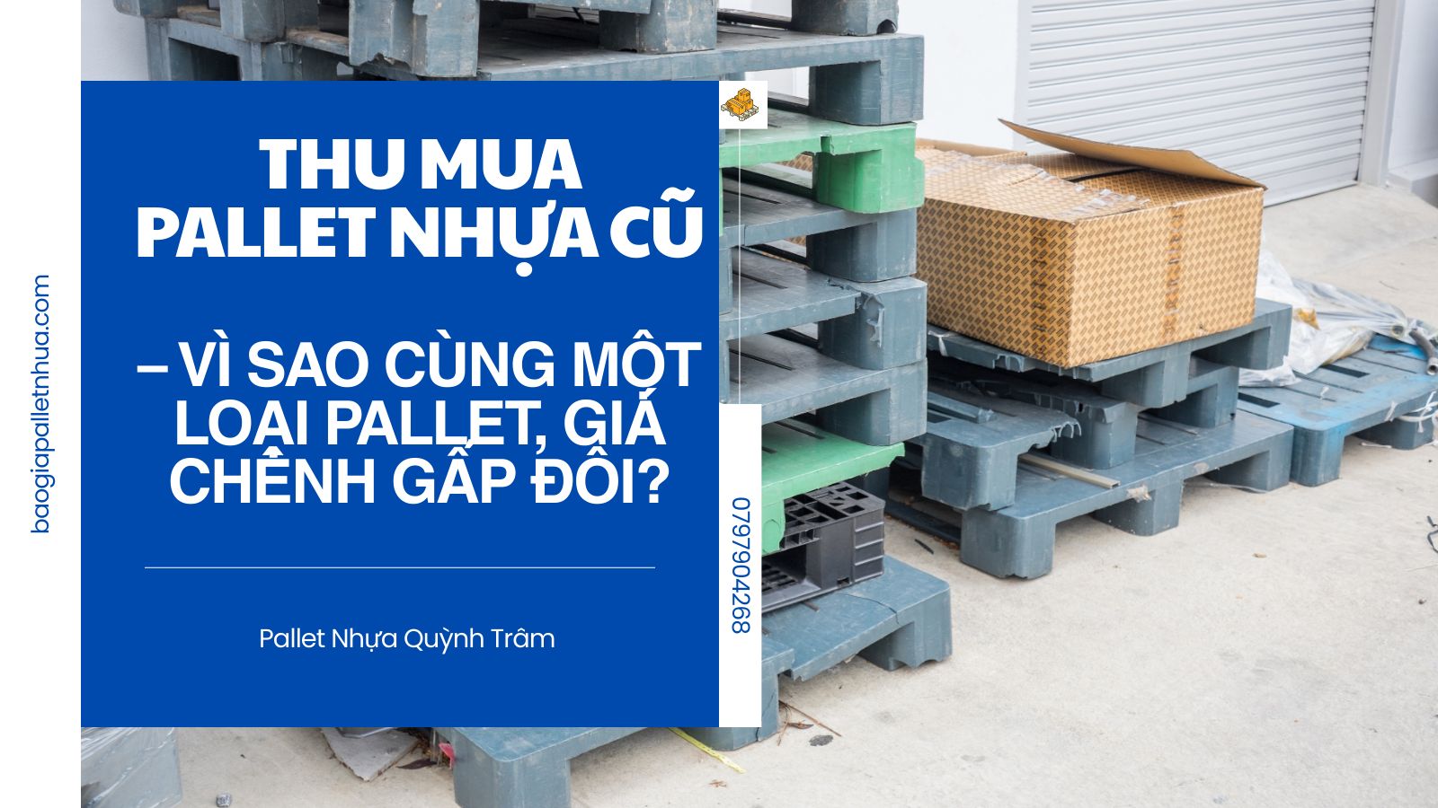 Thu Mua Pallet Nhựa Cũ – Vì Sao Cùng Một Loại Pallet, Giá Chênh Gấp Đôi?